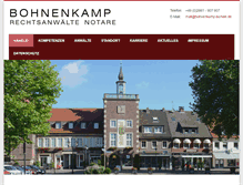Tablet Screenshot of bohnenkamp-borken.de